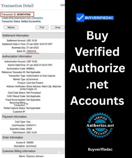 Buy Verified Authorize.net Accounts