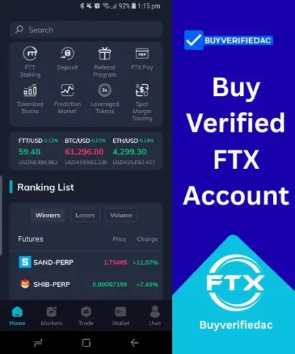 Buy Verified FTX Account
