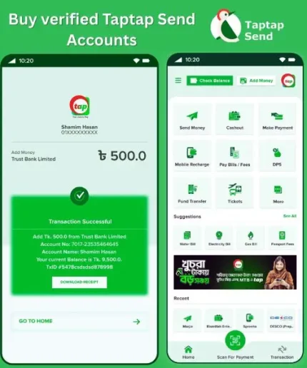 Verified TapTapSend Accounts
