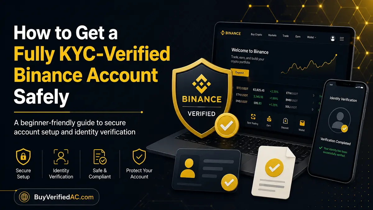 KYC Verified Binance Account